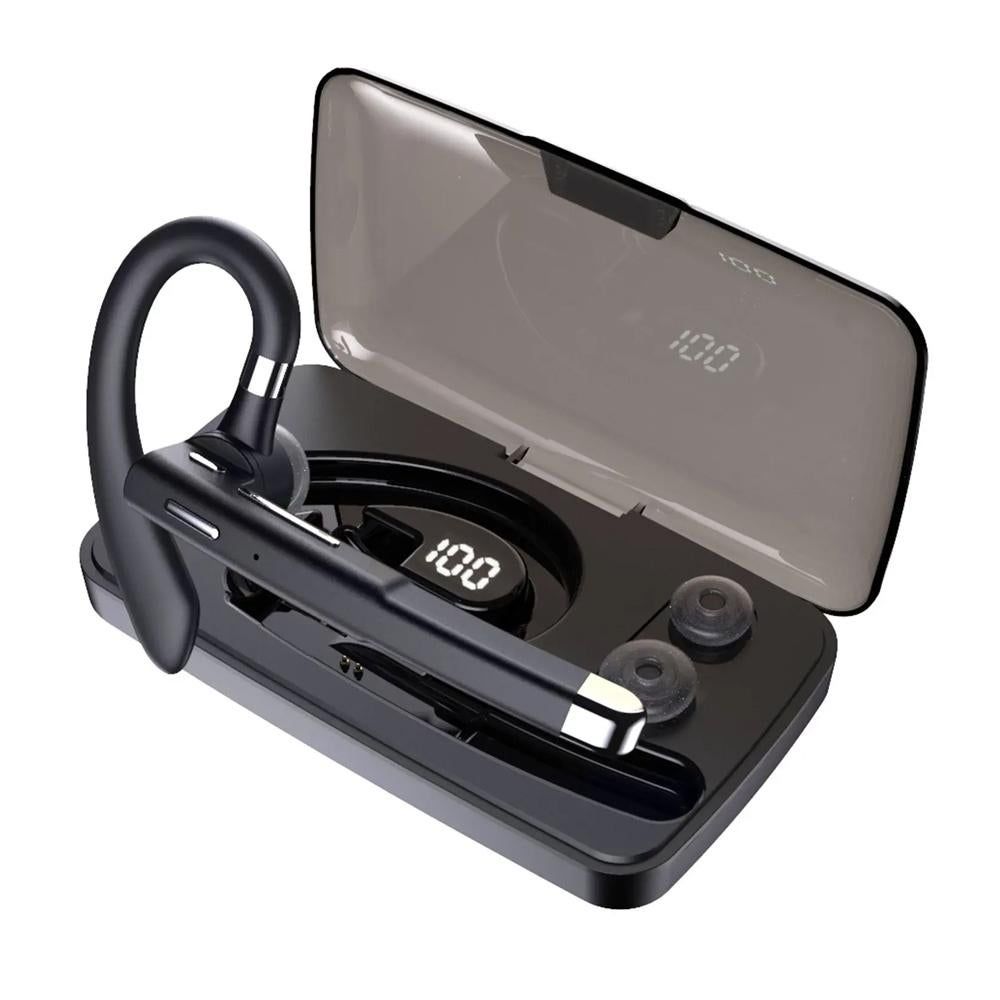 Single Ear Bluetooth Headset Wireless Headphone with Charging Case - Image 5