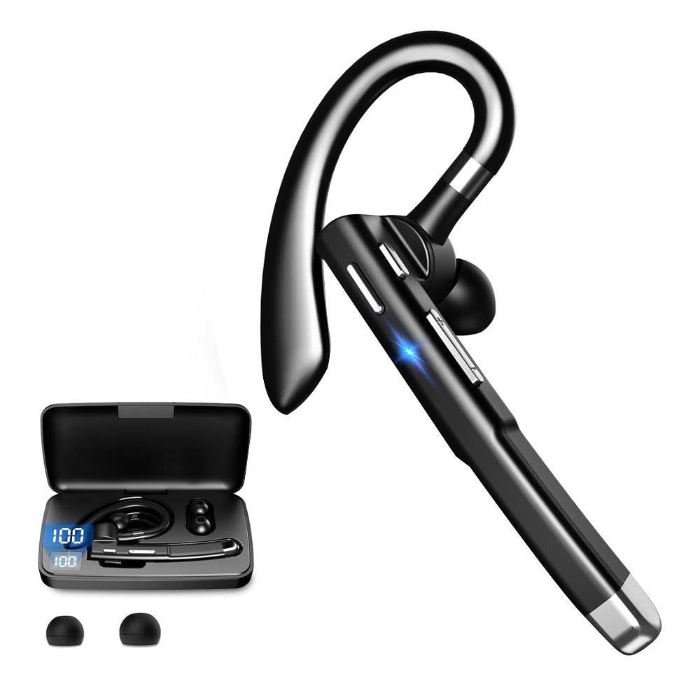 Single Ear Bluetooth Headset Wireless Headphone with Charging Case - Image 8