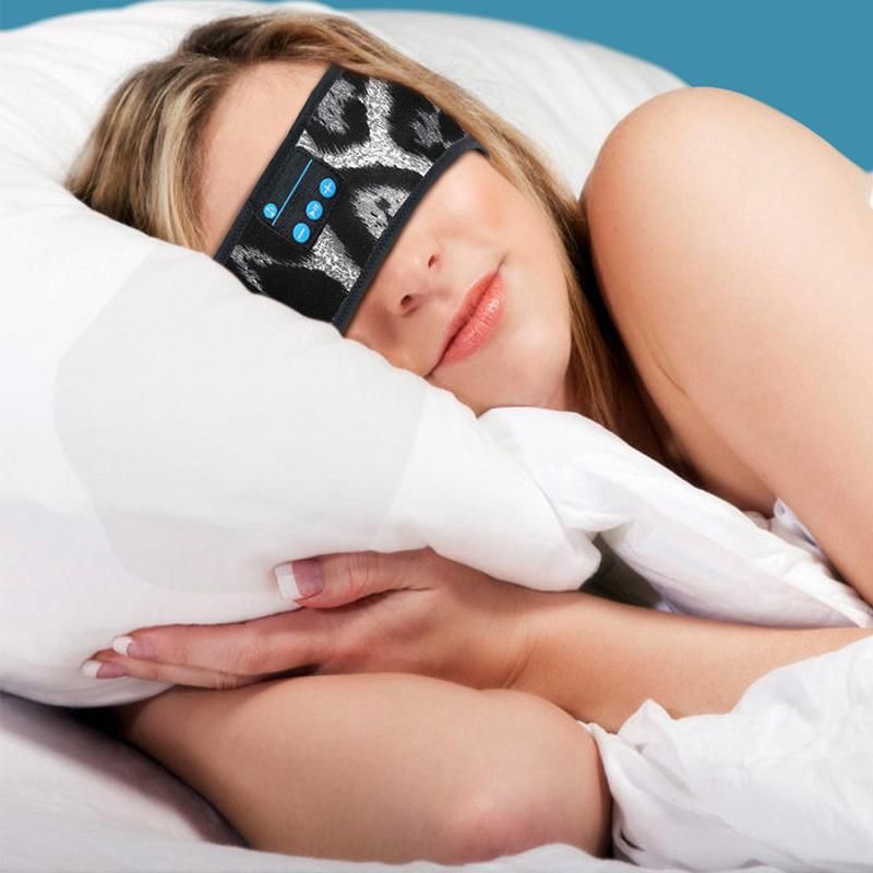 Sleep Mask Eye Mask Sleep Eyemask with Wireless 5.2 Bluetooth Headphones - Image 4