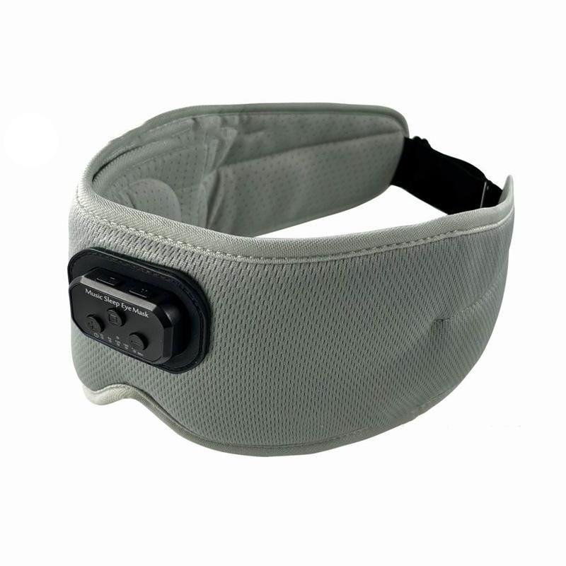 Sleep Mask Eye Mask White Noise Sleep Headphones Wireless 5.2 Bluetooth Music Sleeping Eye Mask -Black - Image 2