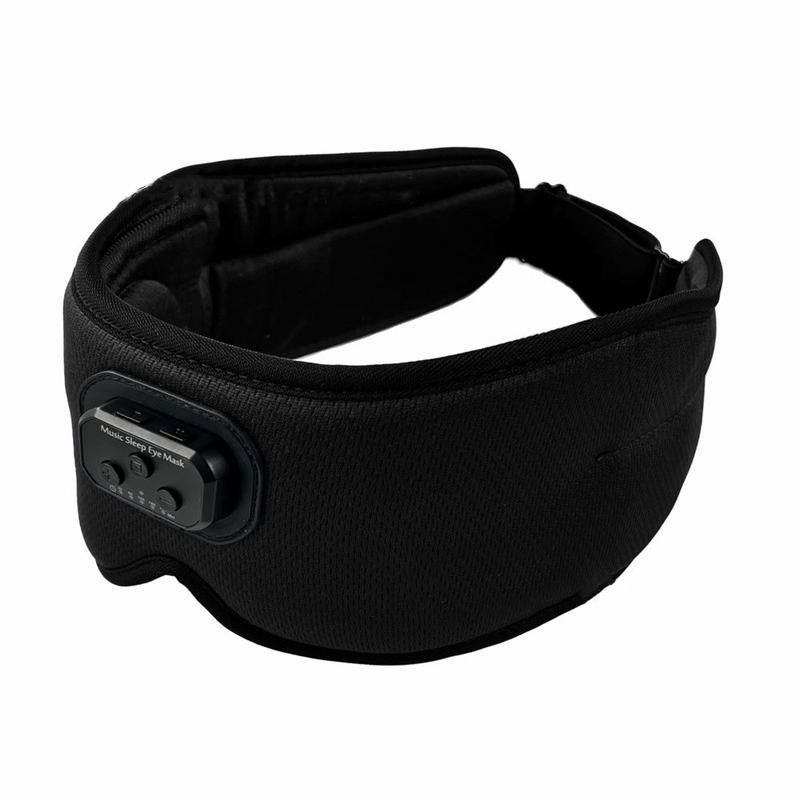 Sleep Mask Eye Mask White Noise Sleep Headphones Wireless 5.2 Bluetooth Music Sleeping Eye Mask -Gray - Image 2