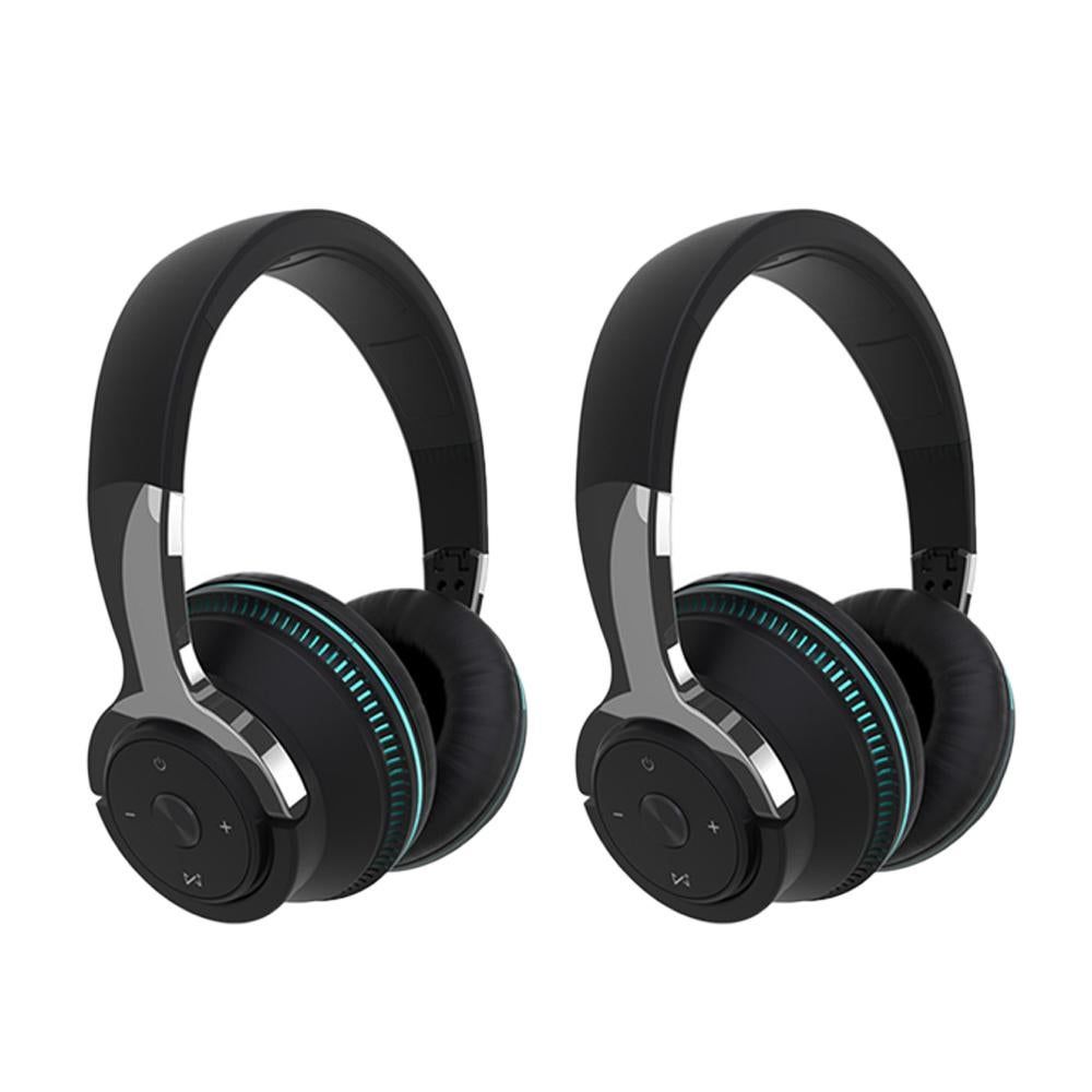 Wireless Bluetooth Headphones Over Ear Foldable Stereo Noise Cancelling Earphone for Travel Home Office -Black - Image 8