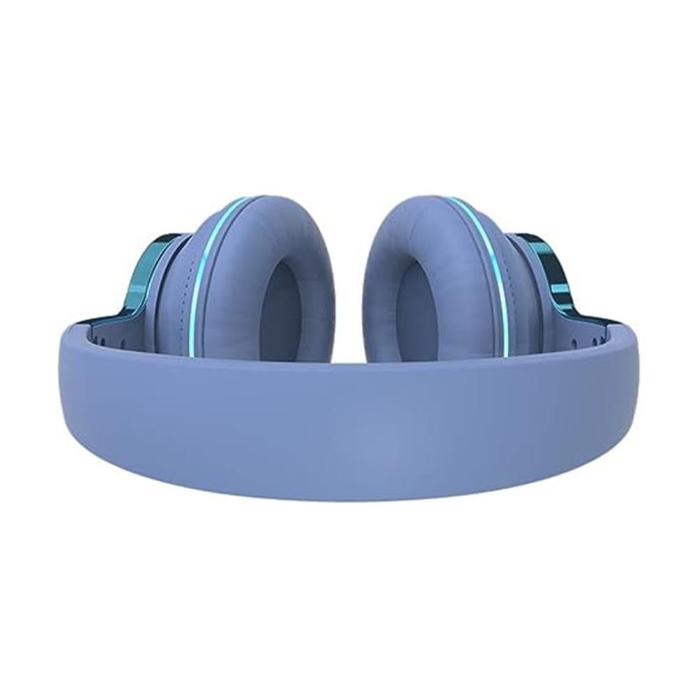 Wireless Bluetooth Headphones Over Ear Foldable Stereo Noise Cancelling Earphone for Travel Home Office -Blue - Image 4