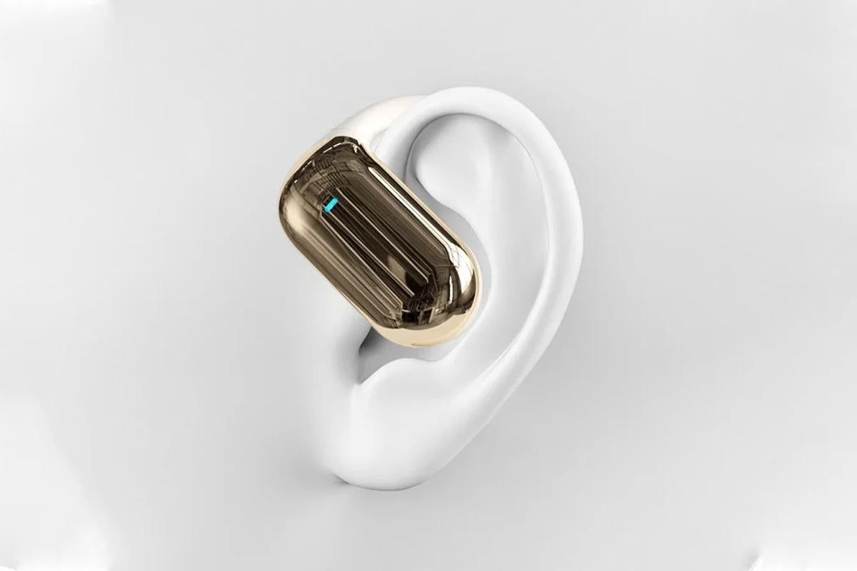 Wireless Earbud Bluetooth Compatible 5.4 Sports Earhook Earphone Earbuds-Khaki - Image 3
