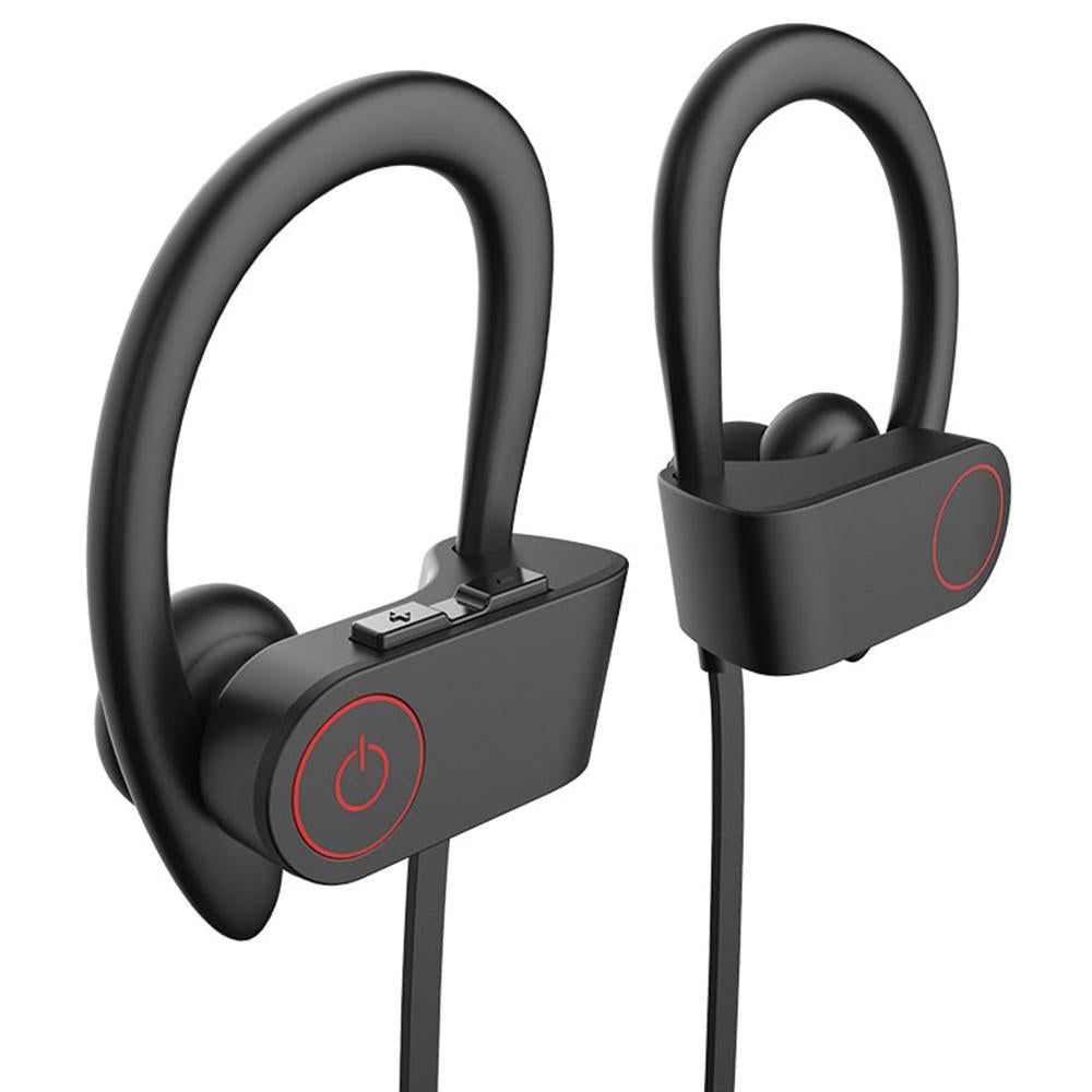 Wireless Headphones Wireless Earbuds Bluetooth 5.0 Wireless Headphones Running Sports Ear Hanging Headphones -Black - Image 6