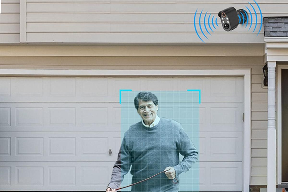 Wireless Security Camera with AI Motion Detection Real Time Notifications Waterproof -Black - Image 3