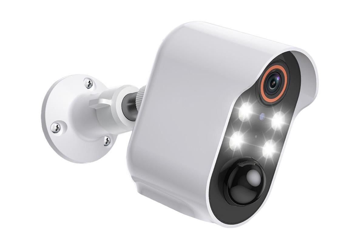 Wireless Security Camera with AI Motion Detection Real Time Notifications Waterproof -White - Image 1