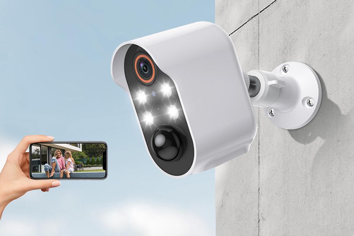 Wireless Security Camera with AI Motion Detection Real Time Notifications Waterproof -White - Image 3