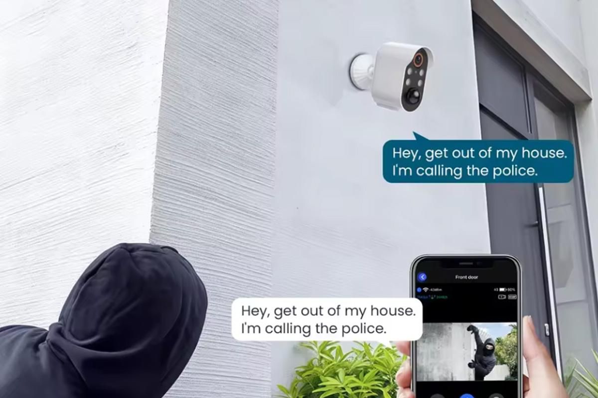 Wireless Security Camera with AI Motion Detection Real Time Notifications Waterproof -White - Image 6