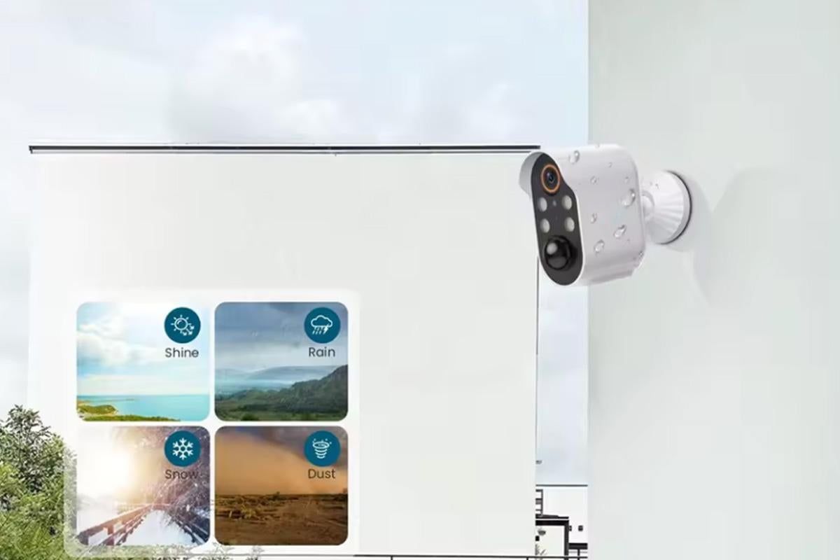 Wireless Security Camera with AI Motion Detection Real Time Notifications Waterproof -White - Image 7