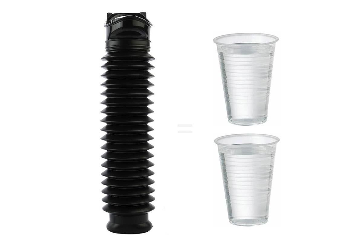 2Pcs 750ml Pee Bottles Collapsible Urine Bottle Car Pee Bottle-Black - Image 4