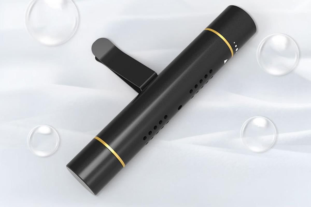 Car Air Vent Clip Air Freshener with Scent Sticks Metal Aroma Diffuser-Black - Image 4