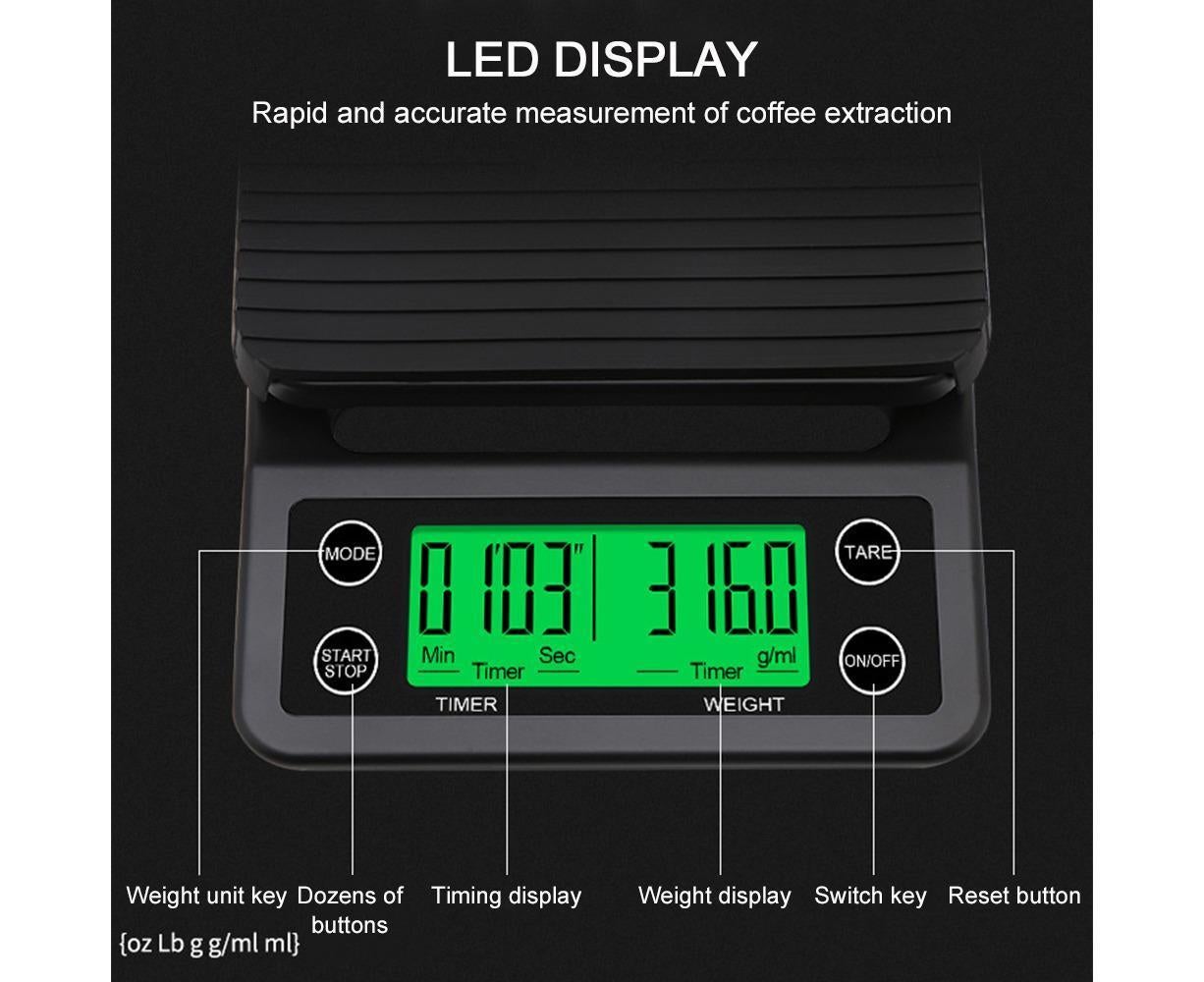 Electric Kitchen Scale - Coffee Scale - Mini Platform - Image 4