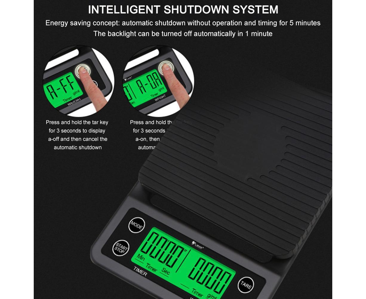 Electric Kitchen Scale - Coffee Scale - Mini Platform - Image 5