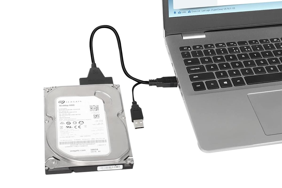 2Pcs USB 3.0 to SATA Hard Drive Adapter Cable External Hard Drive Converter Support for 2.5 inch Hard Drive HDD SSD Dual USB - Image 3