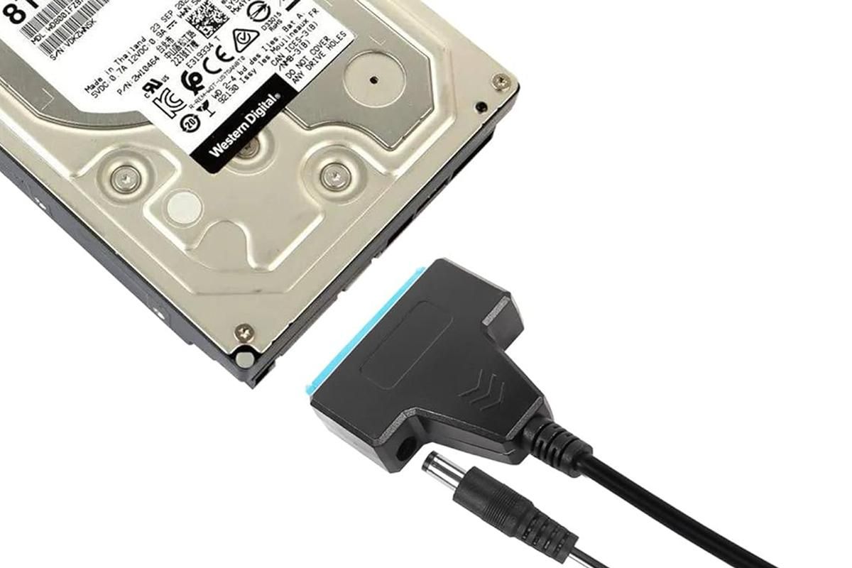 2Pcs USB 3.0 to SATA Hard Drive Adapter Cable External Hard Drive Converter Support for 2.5 inch Hard Drive HDD SSD Dual USB - Image 5