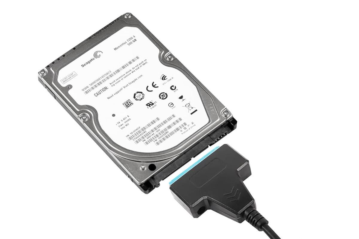 2Pcs USB 3.0 to SATA Hard Drive Adapter Cable External Hard Drive Converter Support for 2.5 inch Hard Drive HDD SSD Dual USB - Image 6