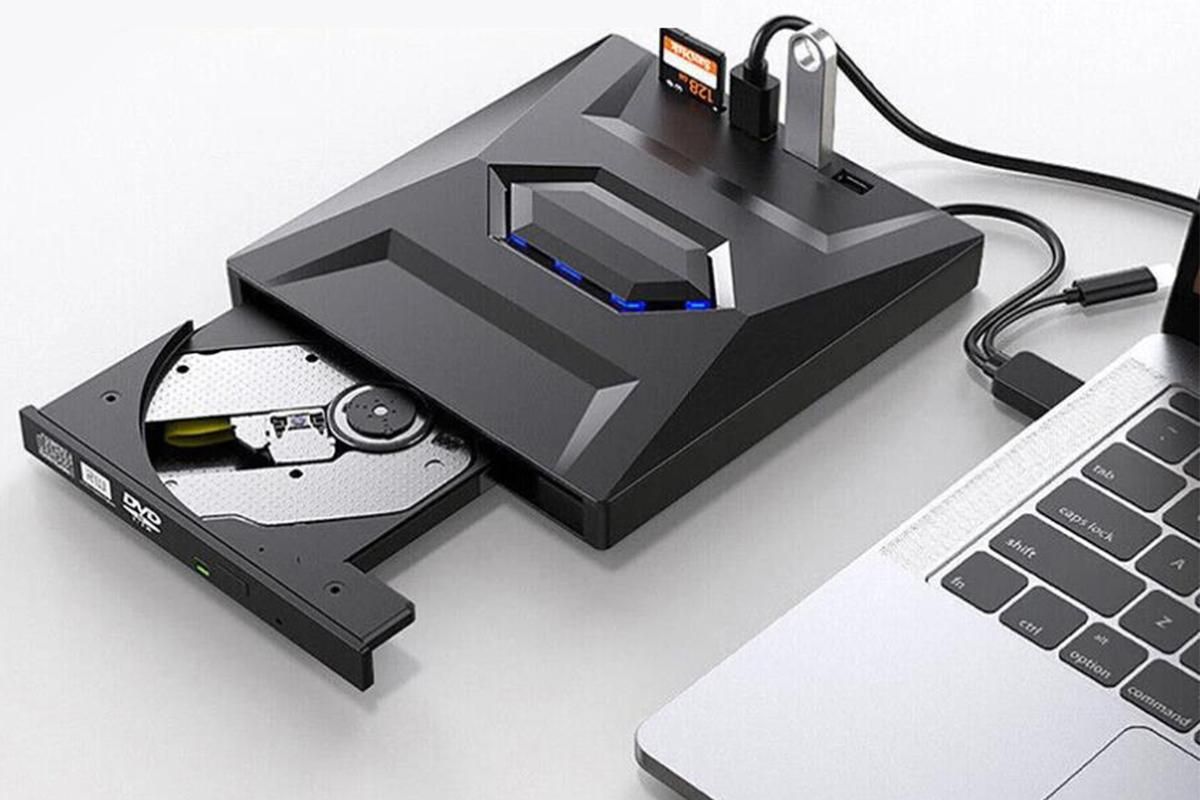 7 in 1 External CD DVD Drive USB3.0 Type-C Writer Burner Player for Laptop Windows - Image 5
