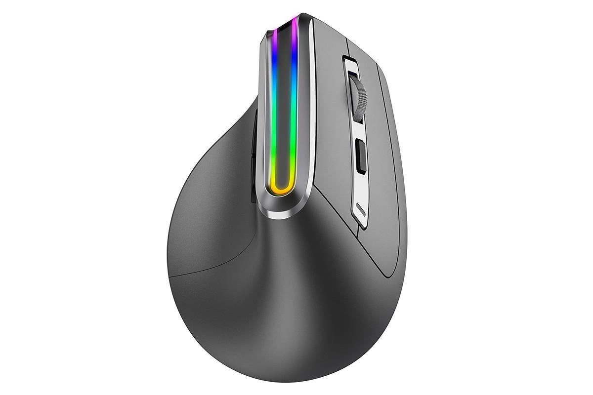 Ergonomic Vertical Mouse 2.4G RGB Wireless Optical Mouse for Computer PC - Image 3