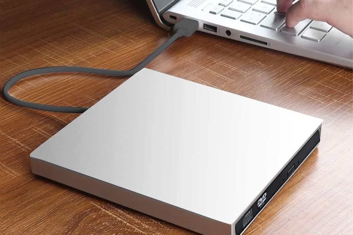 External CD RW Writer Player Protable USB 2.0 Drive for Laptop Notebook PC Desktop Computer-Silver - Image 5