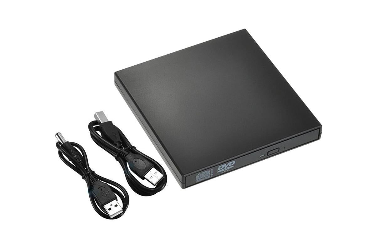 External CD RW Writer Player Protable USB 2.0 Drive for Laptop Notebook PC Desktop Computer-Black - Image 2