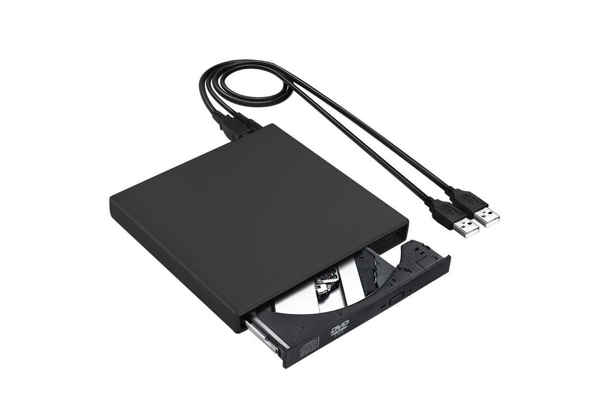 External CD RW Writer Player Protable USB 2.0 Drive for Laptop Notebook PC Desktop Computer-Black - Image 4