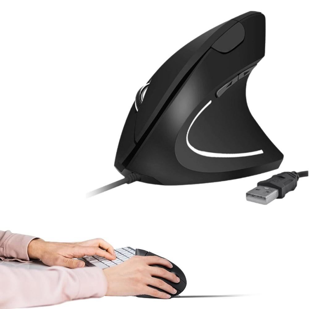 Optical Vertical Mouse 800 1200 1600 DPI 6 Key Gaming USB Wired Mouse - Image 8