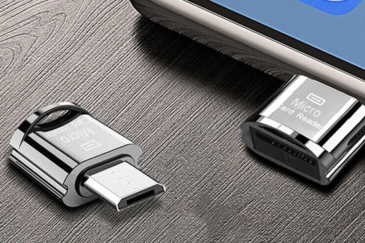 SD Card Reader for iPhone ipad Android Mac Camera Micro SD Card Reader -USB Port - Image 6