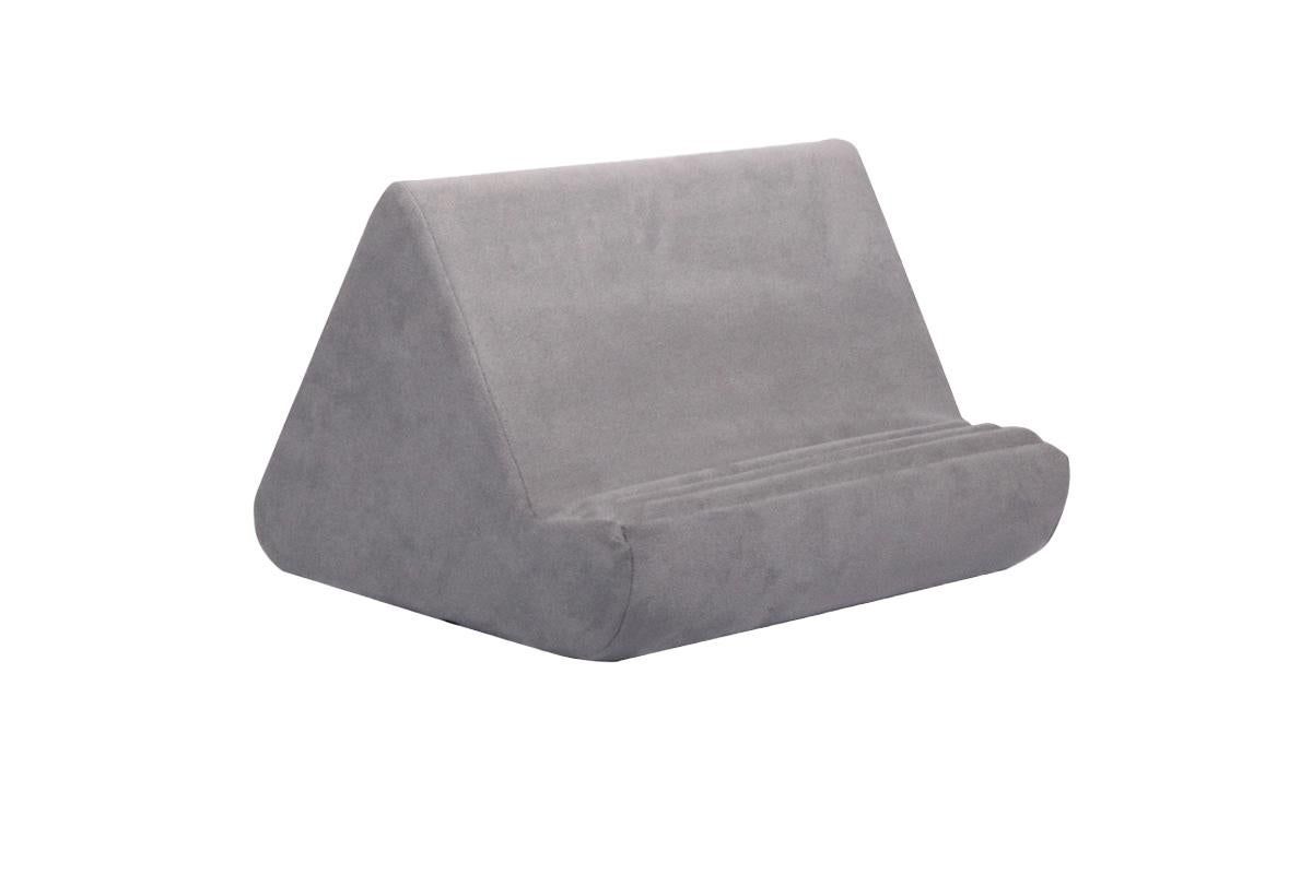 Tablet Holder Multi Angle Lazy Holder Stand with 2 Pockets for Bed Desk-Grey - Image 2