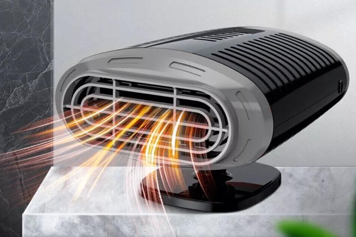 12V 150W Car warming device 360-degree Rotation Fast Heating Cooling Fan Defogger and Defroster - Image 3