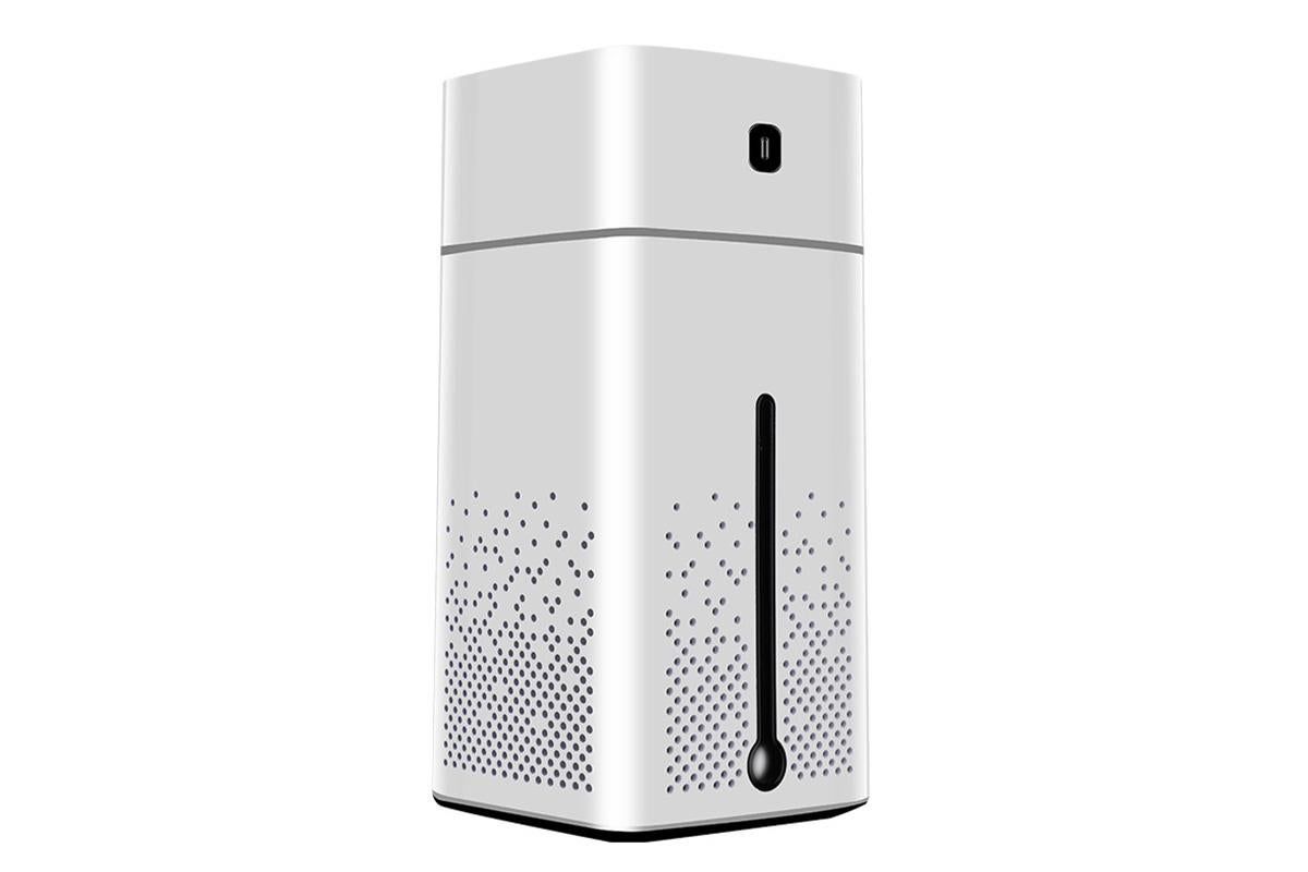 1L Ultrasonic Air Humidifier Cool Mist with 7 Color LED Light for Bedroom-White - Image 2