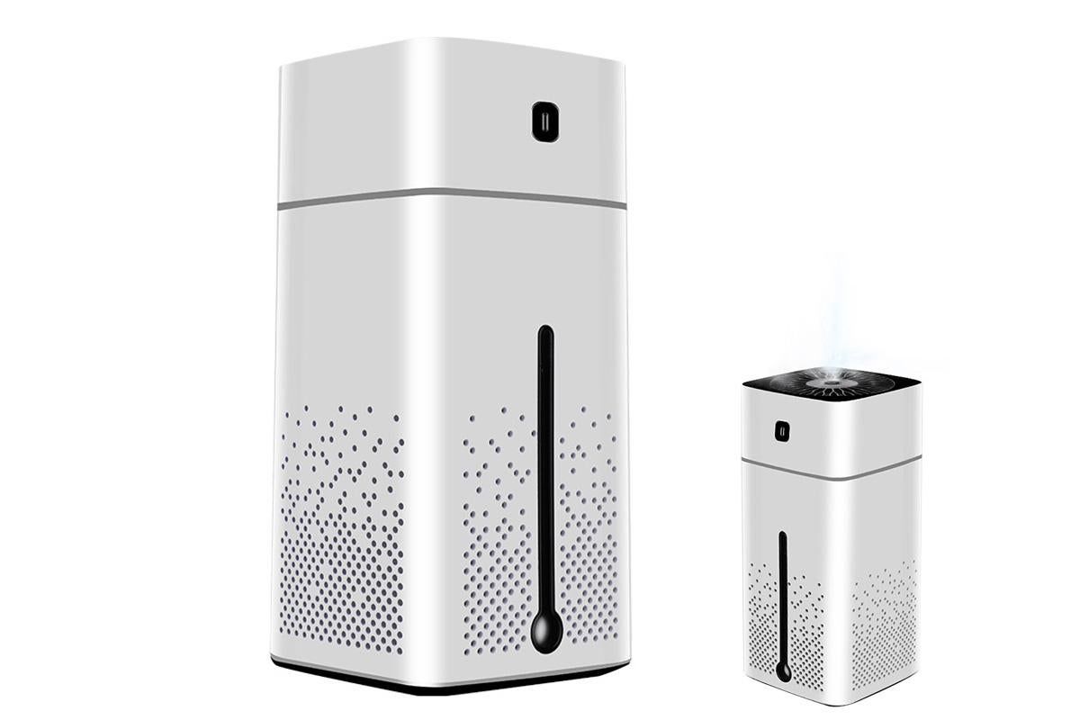 1L Ultrasonic Air Humidifier Cool Mist with 7 Color LED Light for Bedroom-White - Image 6