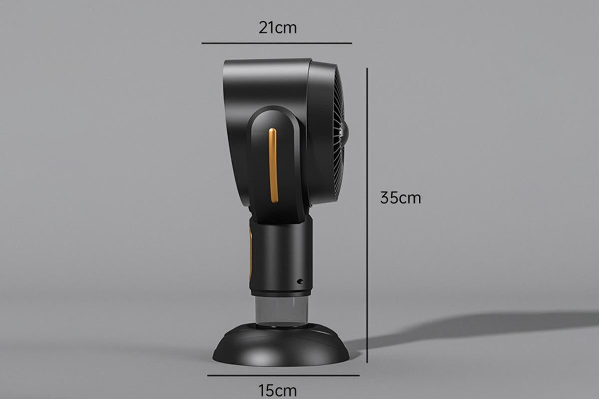Portable Smoke Purifier Fan Removes Odors Dust Smoke for Cooking and Camping BBQ -BlackGold - Image 8