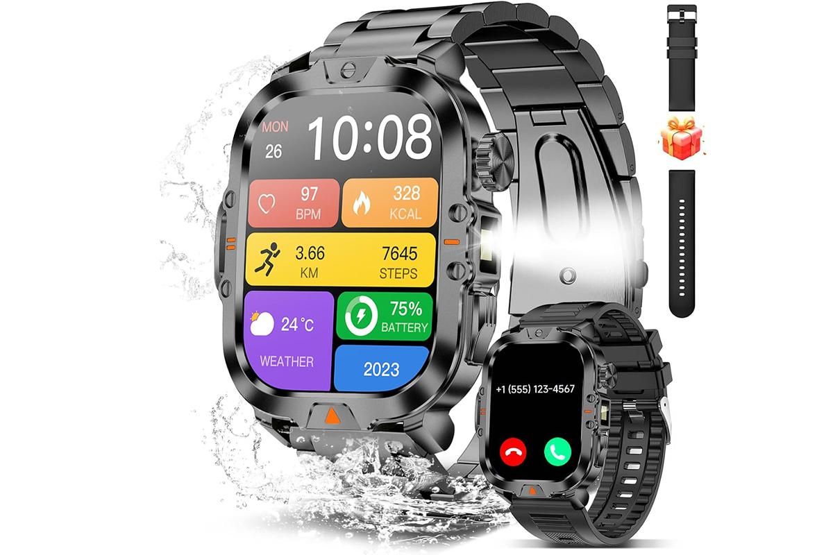 Smart Watch 100+ Sports Modes Fitness Smart Watch IP68 Waterproof Watch - Image 1