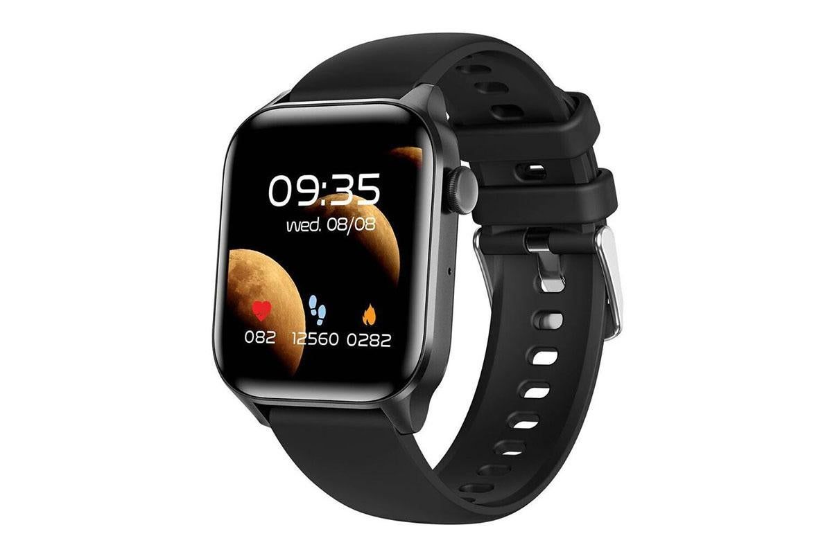 2Pcs Smart Watch Water-Resistant Smartwatch Heart Rate Fitness Tracker-Black - Image 2