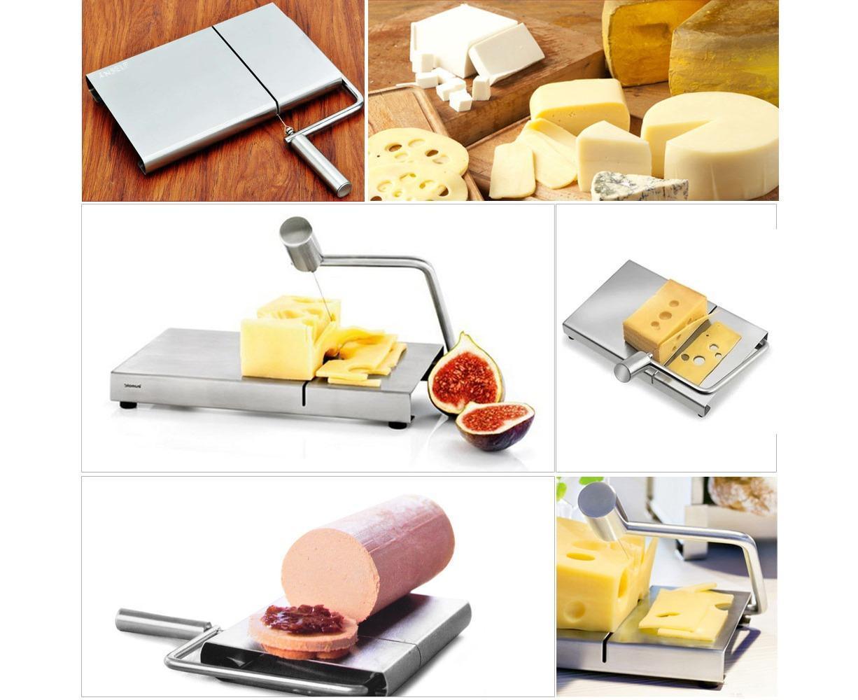 Anself Stainless Steel Cheese Slicer-Silver silver - Image 3