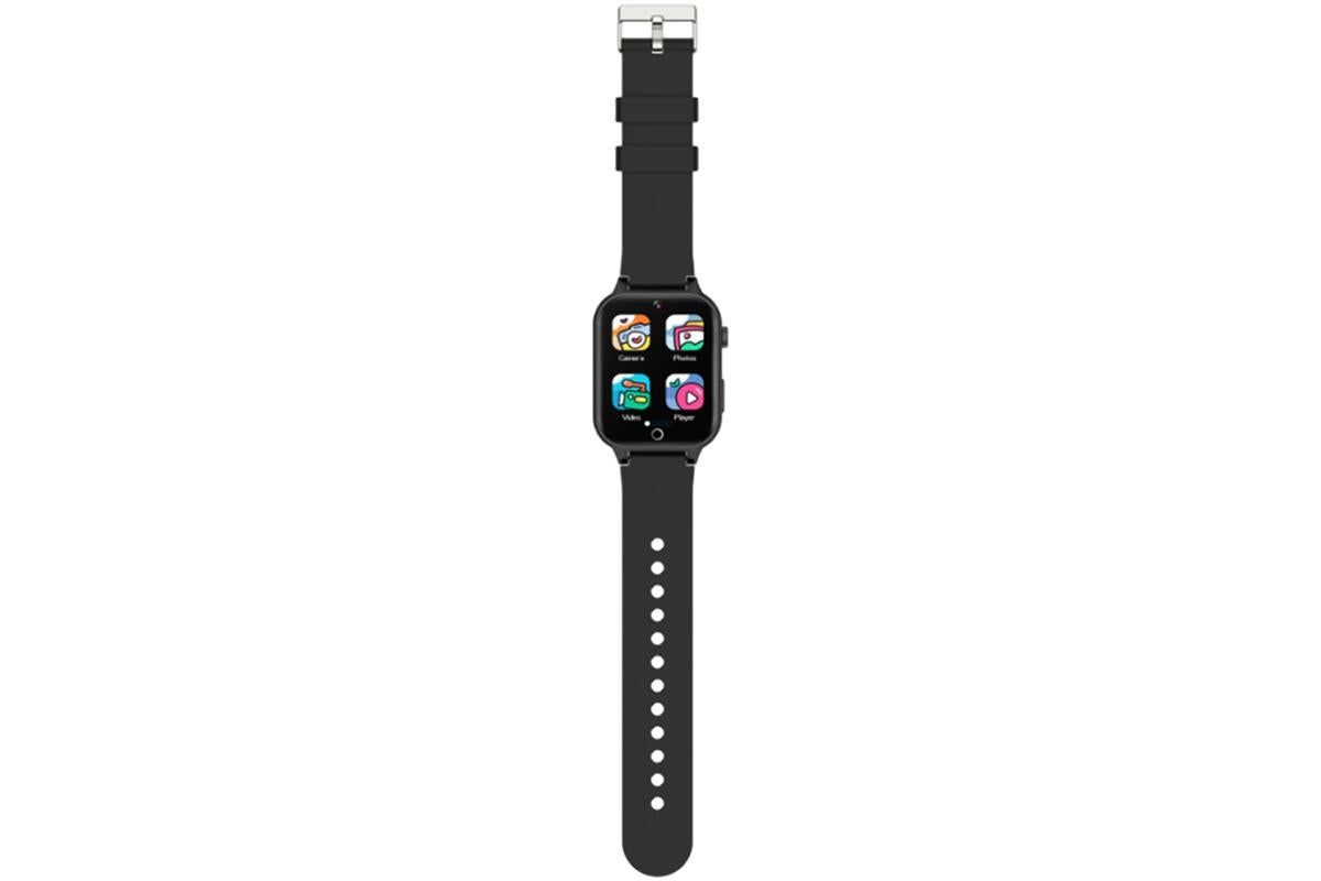 Kids Smart Watch Touch Screen Elastic Strap Smartwatch With Video Camera Pedometer-Black - Image 6