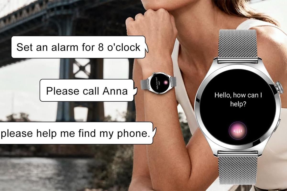 Smart Watch for Women Waterproof Smartwatch 100+ Sports Fitness Tracker-Silver - Image 3
