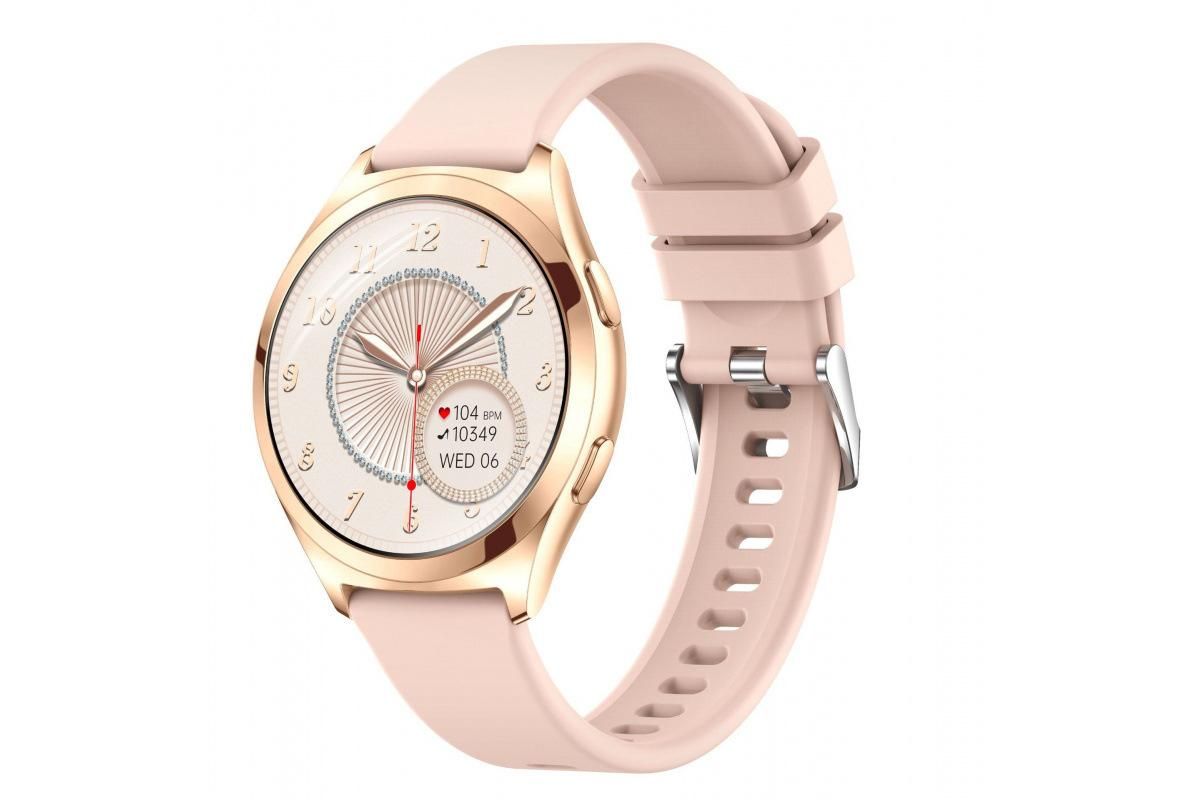 Smart Watch for Women Waterproof Smartwatch 100+ Sports Fitness Tracker-Gold - Image 4