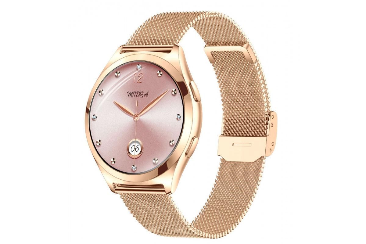 Smart Watch for Women Waterproof Smartwatch 100+ Sports Fitness Tracker-Gold - Image 5