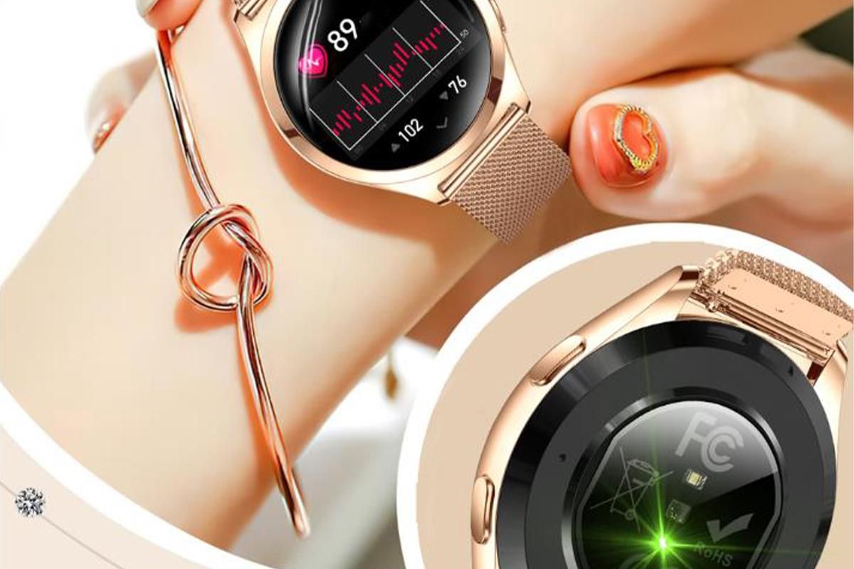 Smart Watch for Women Waterproof Smartwatch 100+ Sports Fitness Tracker-Gold - Image 6