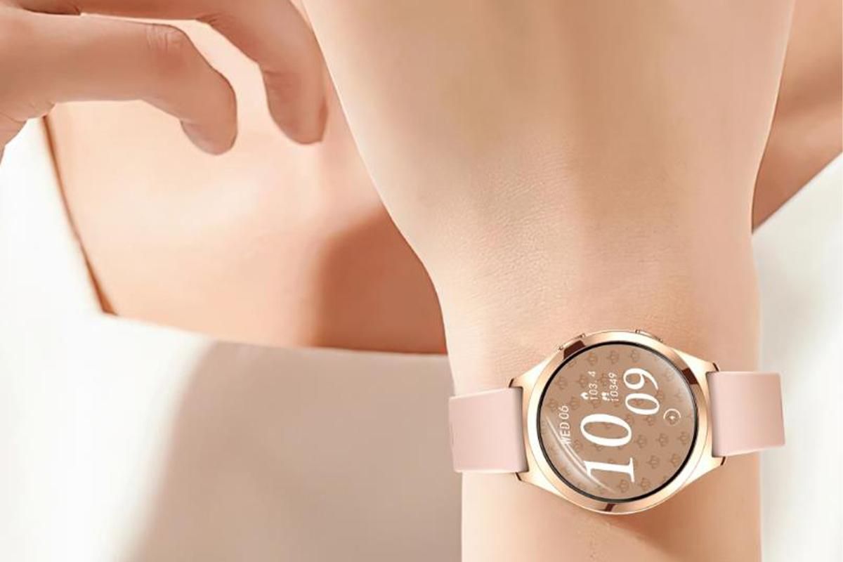 Smart Watch for Women Waterproof Smartwatch 100+ Sports Fitness Tracker-Gold - Image 7
