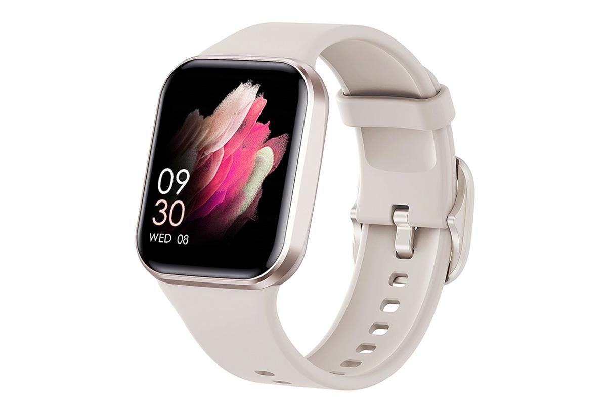 Smart Watch Fitness Tracker Heart Rate 25 Sport Modes for Men Women-Silver - Image 1