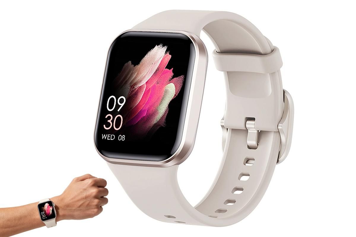 Smart Watch Fitness Tracker Heart Rate 25 Sport Modes for Men Women-Silver - Image 6