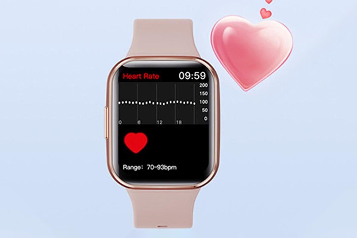 Smart Watch Fitness Tracker Heart Rate 25 Sport Modes for Men Women-Pink - Image 2