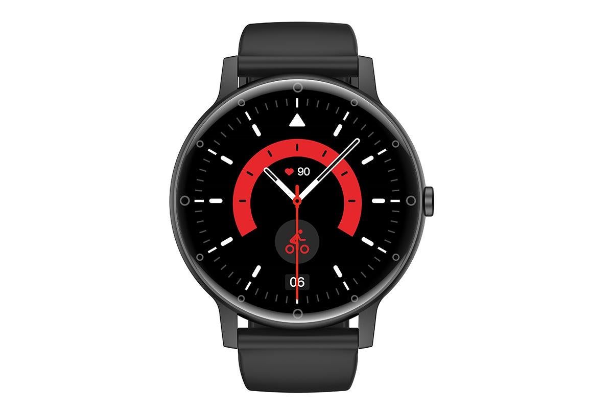 Smart Watches for Men Bluetooth Call Military Smart Watch with Heart Rate Sleep Monitor-Black - Image 2