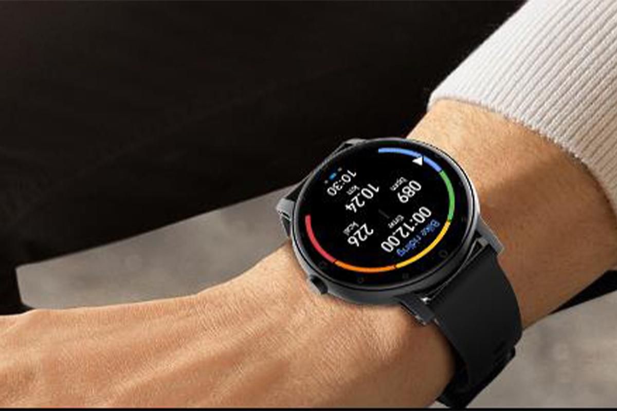 Smart Watches for Men Bluetooth Call Military Smart Watch with Heart Rate Sleep Monitor-Black - Image 3