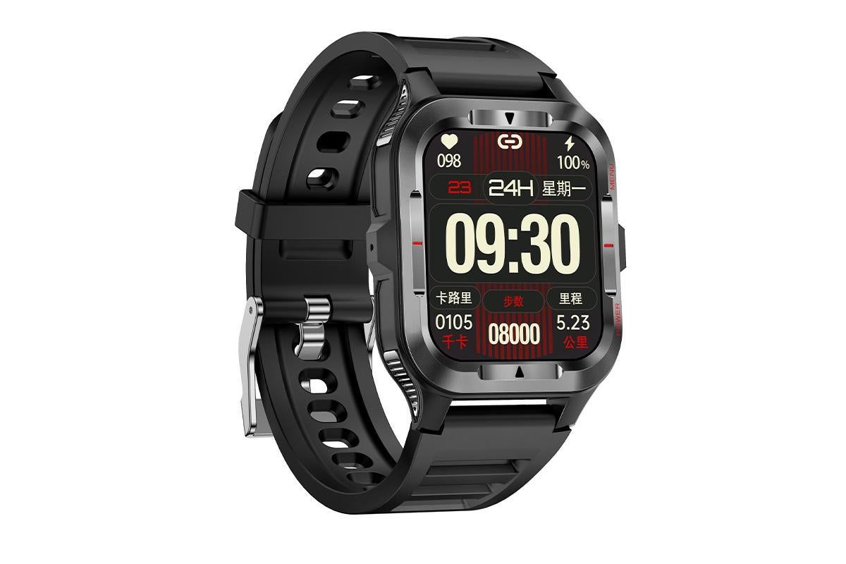 Smart Watches for Men Fitness Tracker with Call Function 100+ Sport Modes Flashlight-Black - Image 2