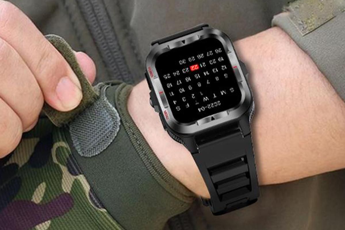 Smart Watches for Men Fitness Tracker with Call Function 100+ Sport Modes Flashlight-Black - Image 8