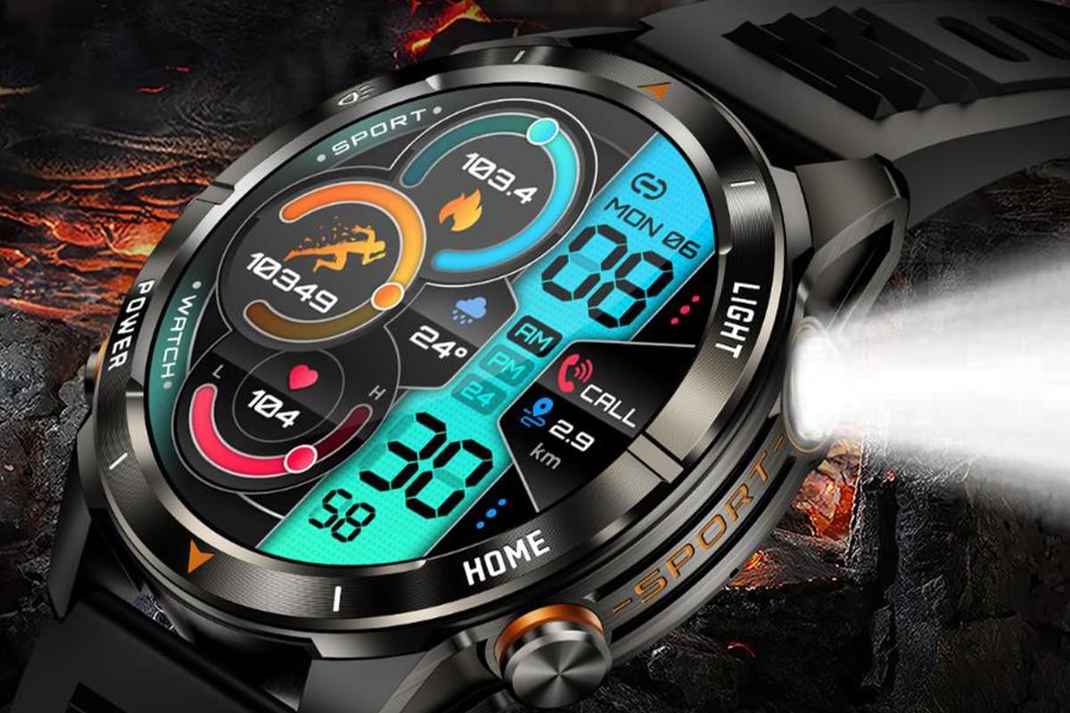 Smart Watch Fitness Tracker with Call Function 100 Sport Modes Heart Rate Sleep Monitor-Black - Image 2